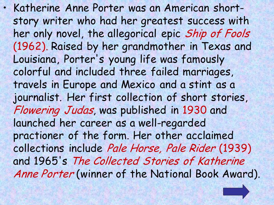 Rope by Katherine Anne Porter